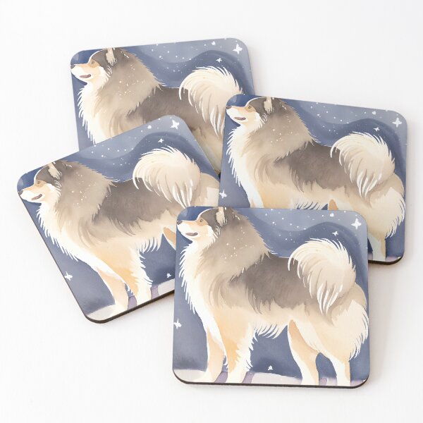 Item preview, Watercolour Finnish Lapphund designed and sold by TheresaNicole.