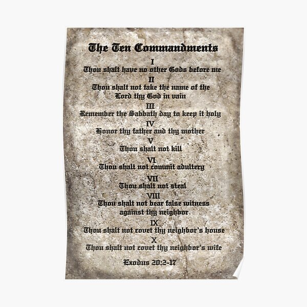 Rules to Live By Poster