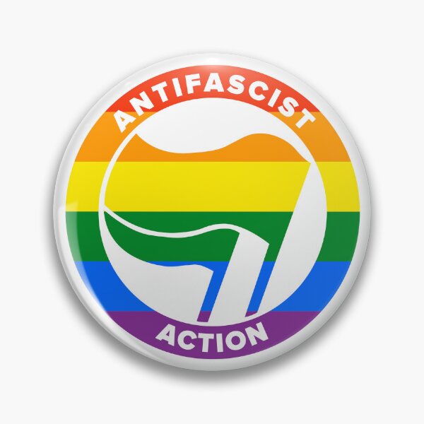 Item preview, LGBT Flag Antifa designed and sold by AntifaShop.