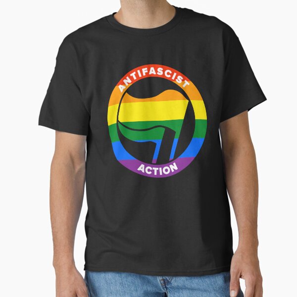 Item preview, LGBT Flag Antifa designed and sold by AntifaShop.