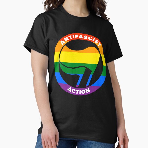 Item preview, LGBT Flag Antifa designed and sold by AntifaShop.