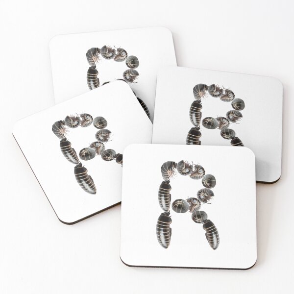 Item preview, Rolly Polly - Pill Bug - Letter R Monogram R Initial  designed and sold by EveryDayDabble.