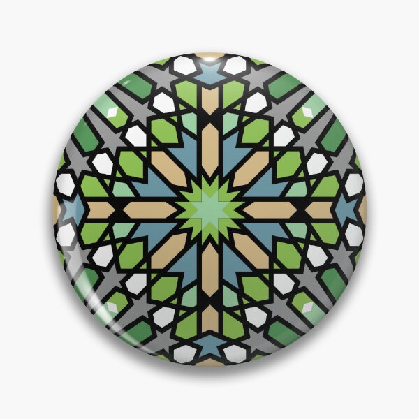 Item preview, Innovative Symmetry Mosaic in Green Tones designed and sold by Tarjiart.