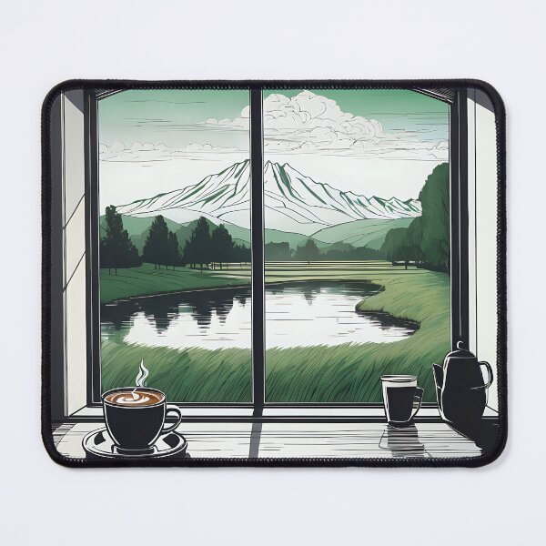 Item preview, Riverside Calm & Coffee. designed and sold by MissYouONLY.
