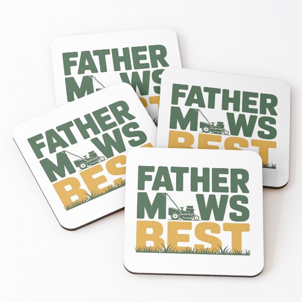 Item preview, Father Mows Best Gardener Dad Lawn Care - It’s the perfect gift for a dad who proudly cares for his lawn and treats mowing as his personal garden mission. designed and sold by ZyziowskyArt.
