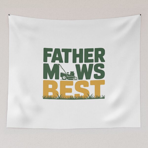 Item preview, Father Mows Best Gardener Dad Lawn Care - It’s the perfect gift for a dad who proudly cares for his lawn and treats mowing as his personal garden mission. designed and sold by ZyziowskyArt.