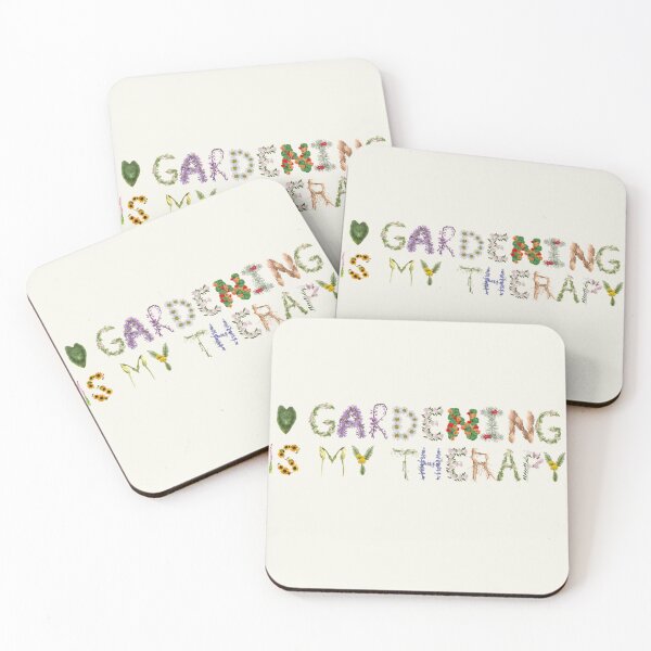 Item preview, Gardening is my therapy  designed and sold by EveryDayDabble.