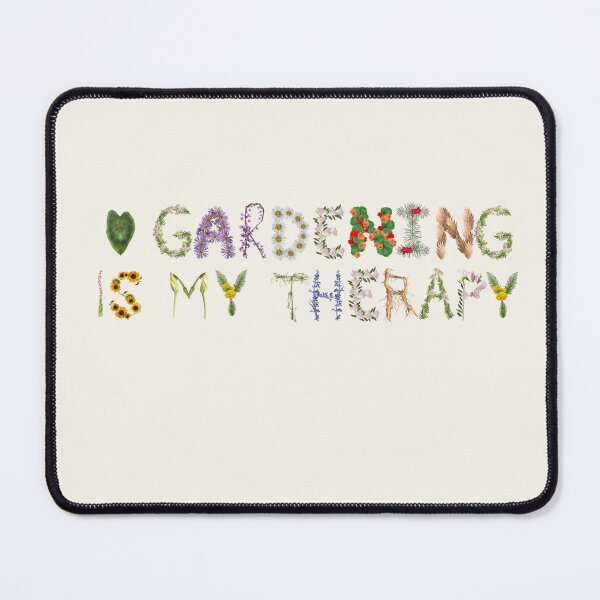 Item preview, Gardening is my therapy designed and sold by EveryDayDabble.