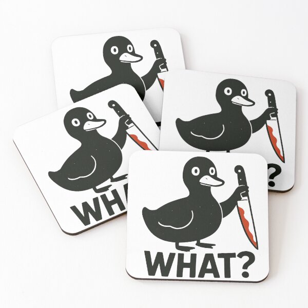 Item preview, Duck Wif Knife designed and sold by ManiaPopShop.