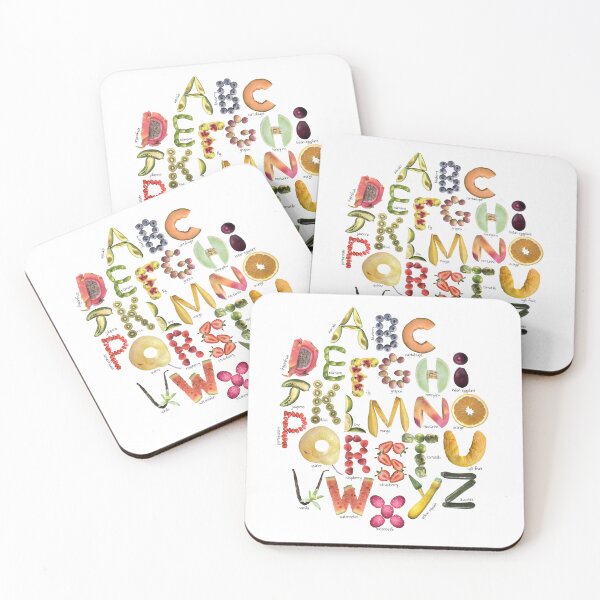 Item preview, Kids Alphabet Fruit - Fun and colorful ABC  designed and sold by EveryDayDabble.