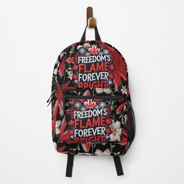 Item preview, Freedom’s Flame Canadian Embroidered Patch designed and sold by ArtDesignTp.