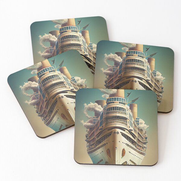Item preview, Maritime Monarch: Majestic Surreal Liner designed and sold by ShadowAndSlate.