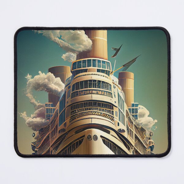 Item preview, Maritime Monarch: Majestic Surreal Liner designed and sold by ShadowAndSlate.