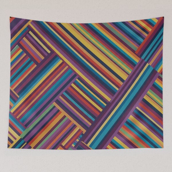 Item preview, Bold Angled Rainbow Stripes designed and sold by Owcomm.