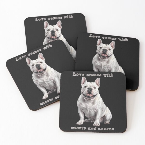 Item preview, White English Bulldog designed and sold by Pawtraitvibes.