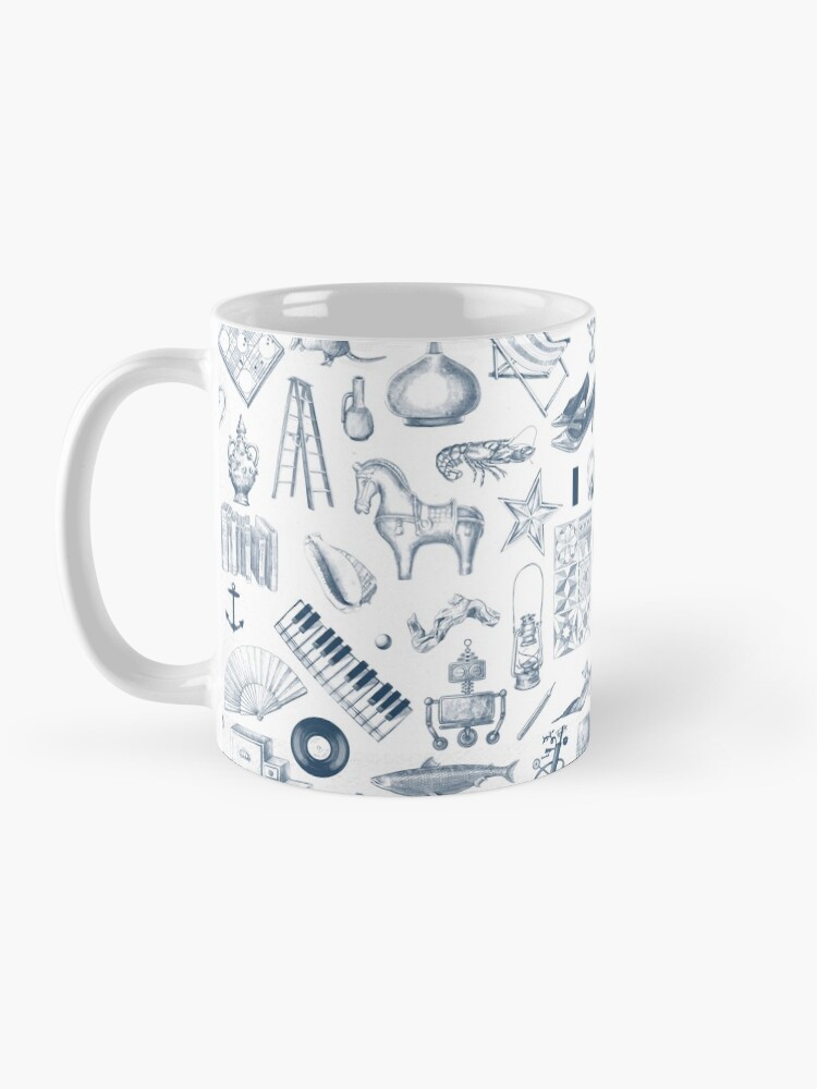 Imagen 3 de 6, Taza de café con la obra Victoria Contreras Flores OBJETARIO_2 (white), diseñada y vendida por VictoriaCF.