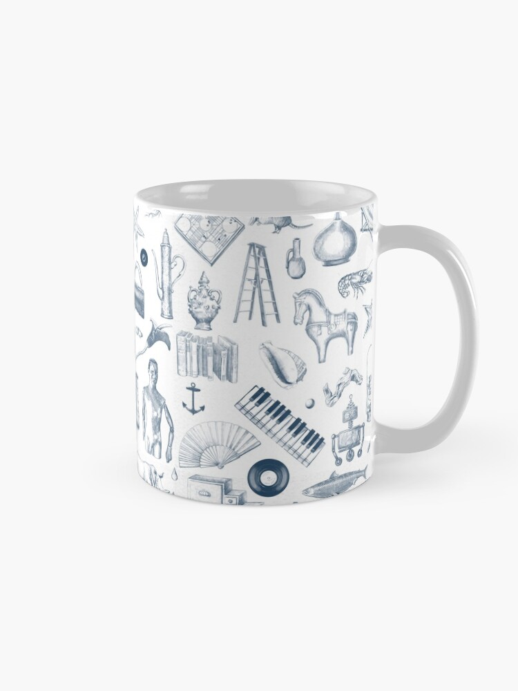 Imagen 5 de 6, Taza de café con la obra Victoria Contreras Flores OBJETARIO_2 (white), diseñada y vendida por VictoriaCF.