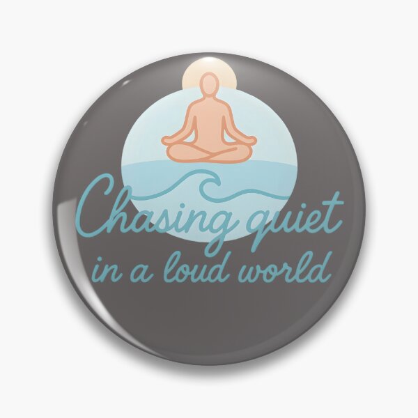 Item preview, Chasing Quiet in a Loud World – Minimalist Mindfulness T-Shirt designed and sold by Maximilianos.
