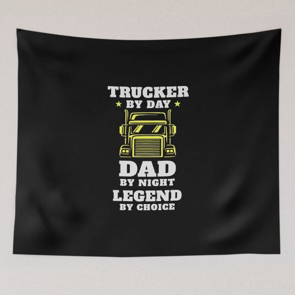 Item preview, Trucker and Dad - Hero on the Road and at Home designed and sold by HandicraftArt.