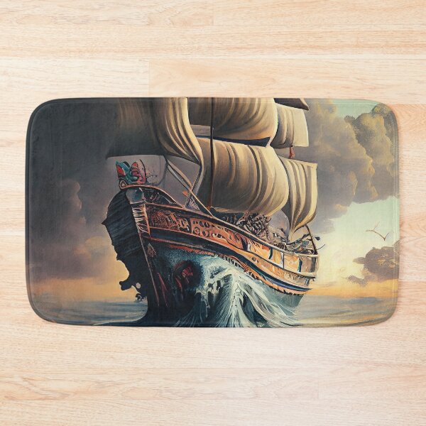Item preview, Dream Weaver: Surreal Vintage Sailboat Voyage designed and sold by ShadowAndSlate.