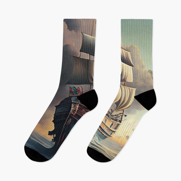 Item preview, Dream Weaver: Surreal Vintage Sailboat Voyage designed and sold by ShadowAndSlate.