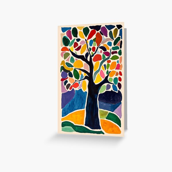 Item preview, Abstract Colorful Tree of Life Meditation designed and sold by Nova~Prints.