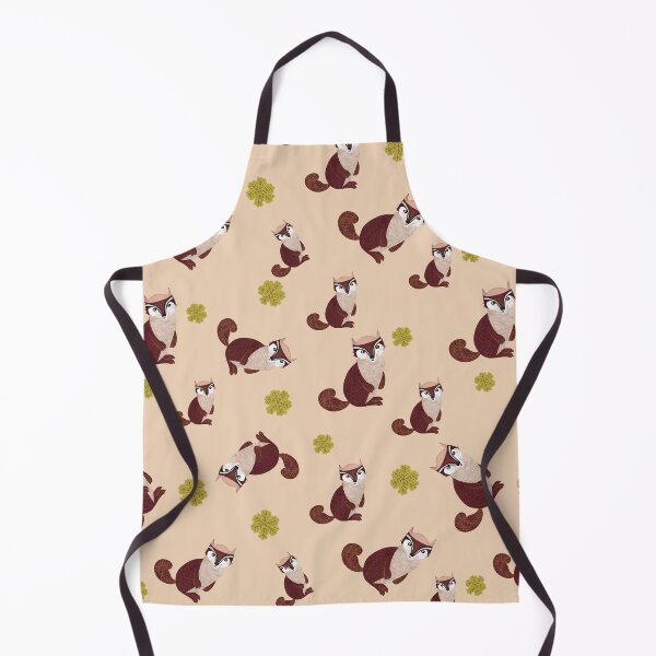 Item preview, Whimsical design fun chipmunks scattered pattern children peach designed and sold by phatlizzardart.