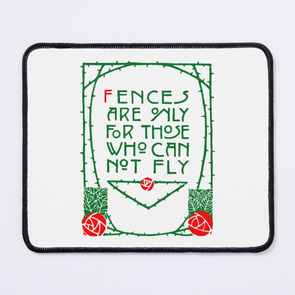 Item preview, Elbert Hubbard Roycroft Press Motto Fences designed and sold by Pixelchicken.
