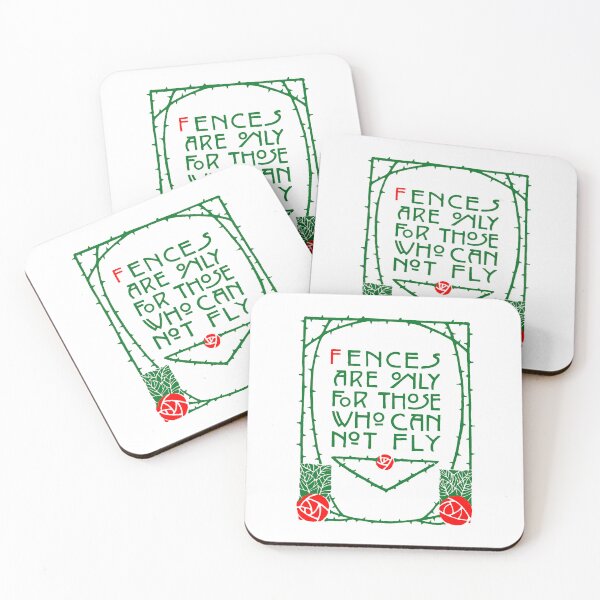 Item preview, Elbert Hubbard Roycroft Press Motto Fences designed and sold by Pixelchicken.