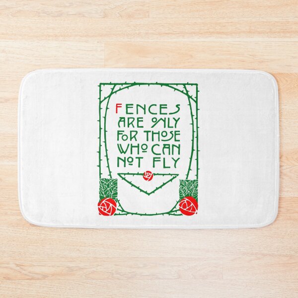 Item preview, Elbert Hubbard Roycroft Press Motto Fences designed and sold by Pixelchicken.