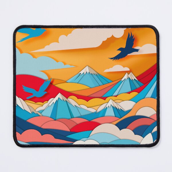 Item preview, Flying High Over Mountains designed and sold by PolinaMirralisa.