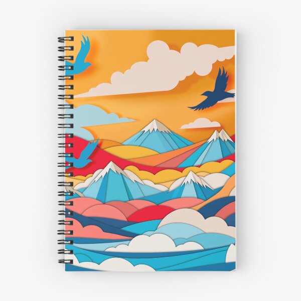 Item preview, Flying High Over Mountains designed and sold by PolinaMirralisa.