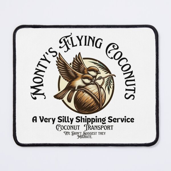 Item preview, Monty's Flying Coconuts designed and sold by TwistsbyOliver.
