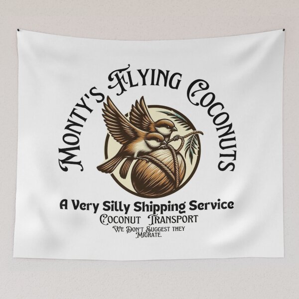 Item preview, Monty's Flying Coconuts designed and sold by TwistsbyOliver.