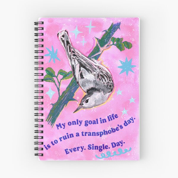 Item preview, My only goal in life is to ruin a transphobe's day. Every. Single. Day. designed and sold by fabfeminist.