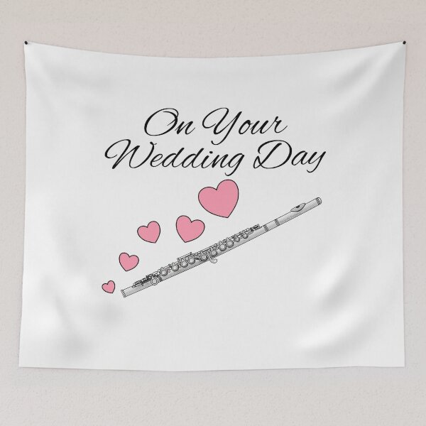 Item preview, On Your Wedding Day, Flute Flutist Woodwind Musician designed and sold by doodlerob.