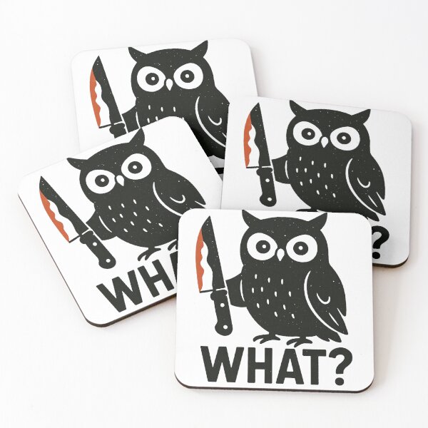 Item preview, Owl Wif Knife designed and sold by ManiaPopShop.