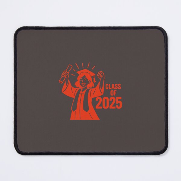 Item preview, Bold Red Class of 2025 Graduate Girl designed and sold by GraciesDigital.