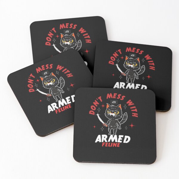 Item preview, armed feline  designed and sold by Leandro Vieira.