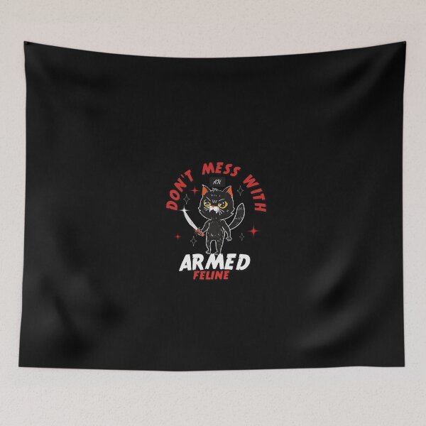 Item preview, armed feline  designed and sold by Leandro Vieira.