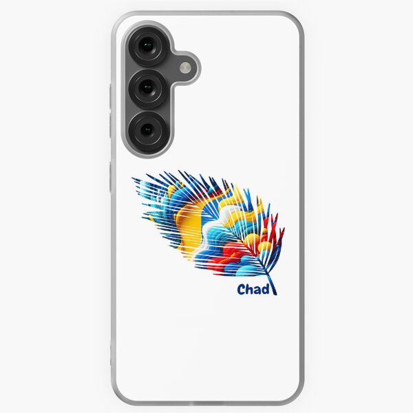 Item preview, Abstract Flag of Chad – Feather Design designed and sold by ArteJorge48.