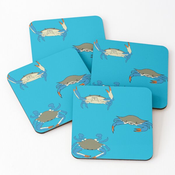 Item preview, Atlantic Blue Crabs designed and sold by Leapingdoe.