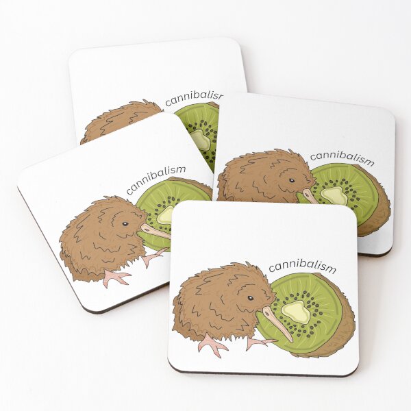 Item preview, Cannibalism Kiwi bird and fruit designed and sold by gooby-designs.