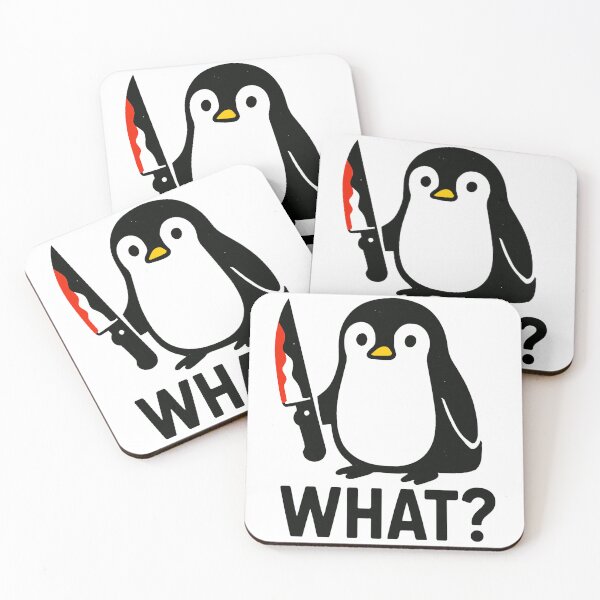 Item preview, Penguin Wif Knife designed and sold by ManiaPopShop.