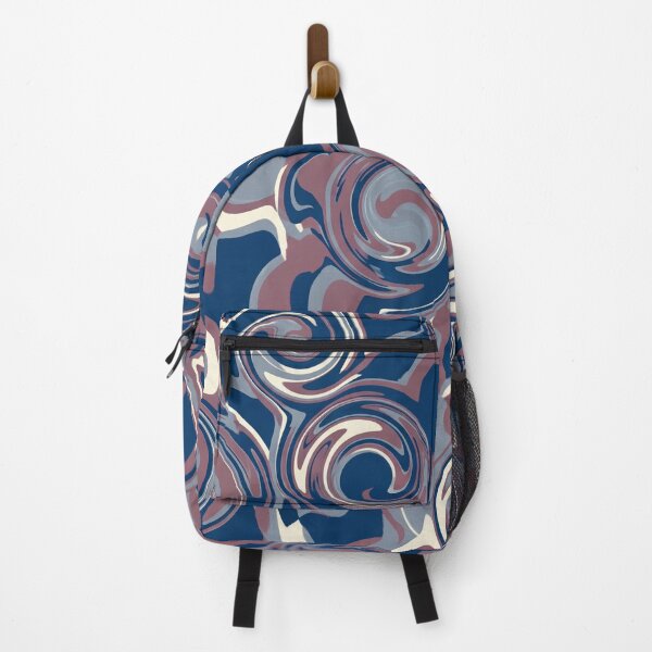 Item preview, Swirling Abstract Blues and Browns Pattern designed and sold by Owcomm.