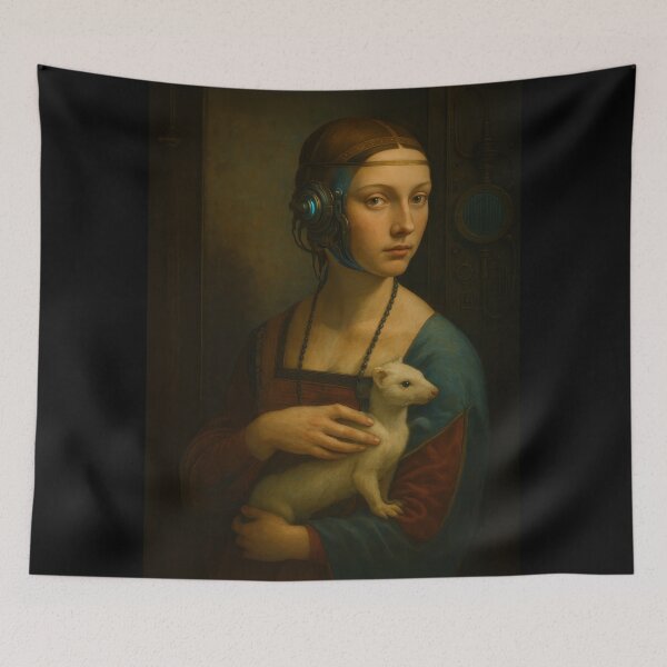 Item preview, The Lady and the Ermine Rewired designed and sold by torishaa.
