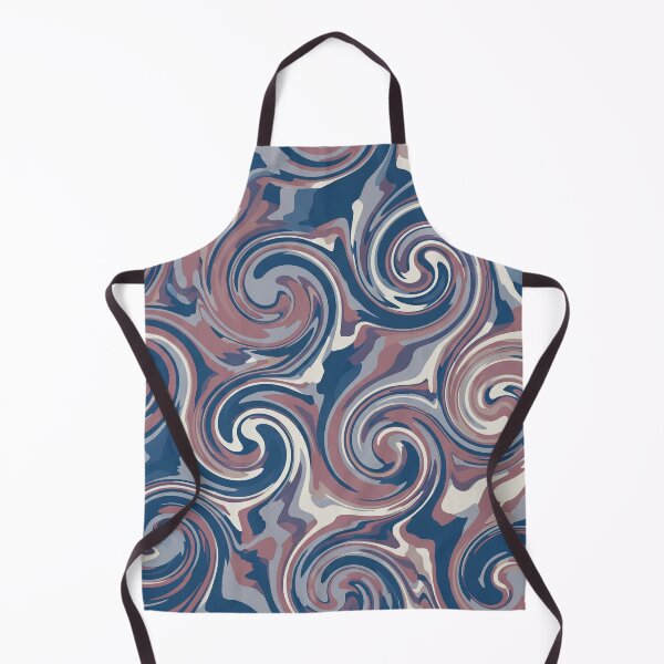 Item preview, Indigo and Dusty Rose Swirls Pattern designed and sold by Owcomm.
