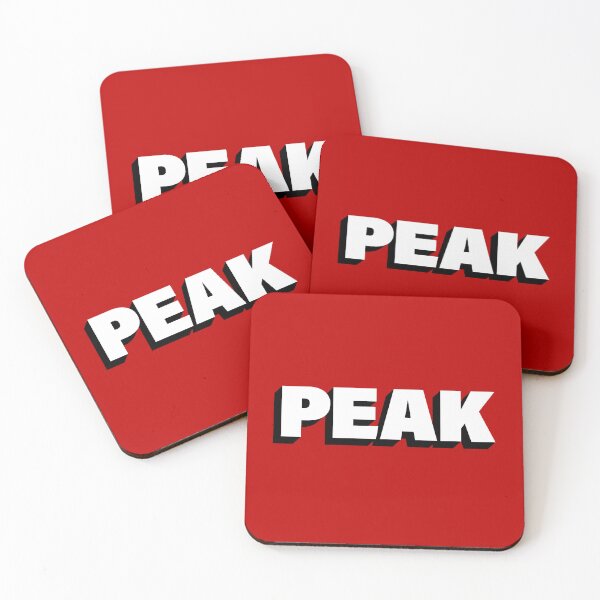 Item preview, Peak in Minimal Typography designed and sold by Memes N Lore .