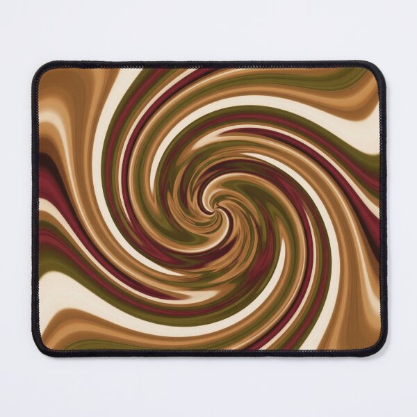 Item preview, Earthy Tones Swirl Hypnotic Abstract designed and sold by Owcomm.