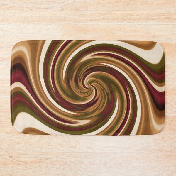 Item preview, Earthy Tones Swirl Hypnotic Abstract designed and sold by Owcomm.